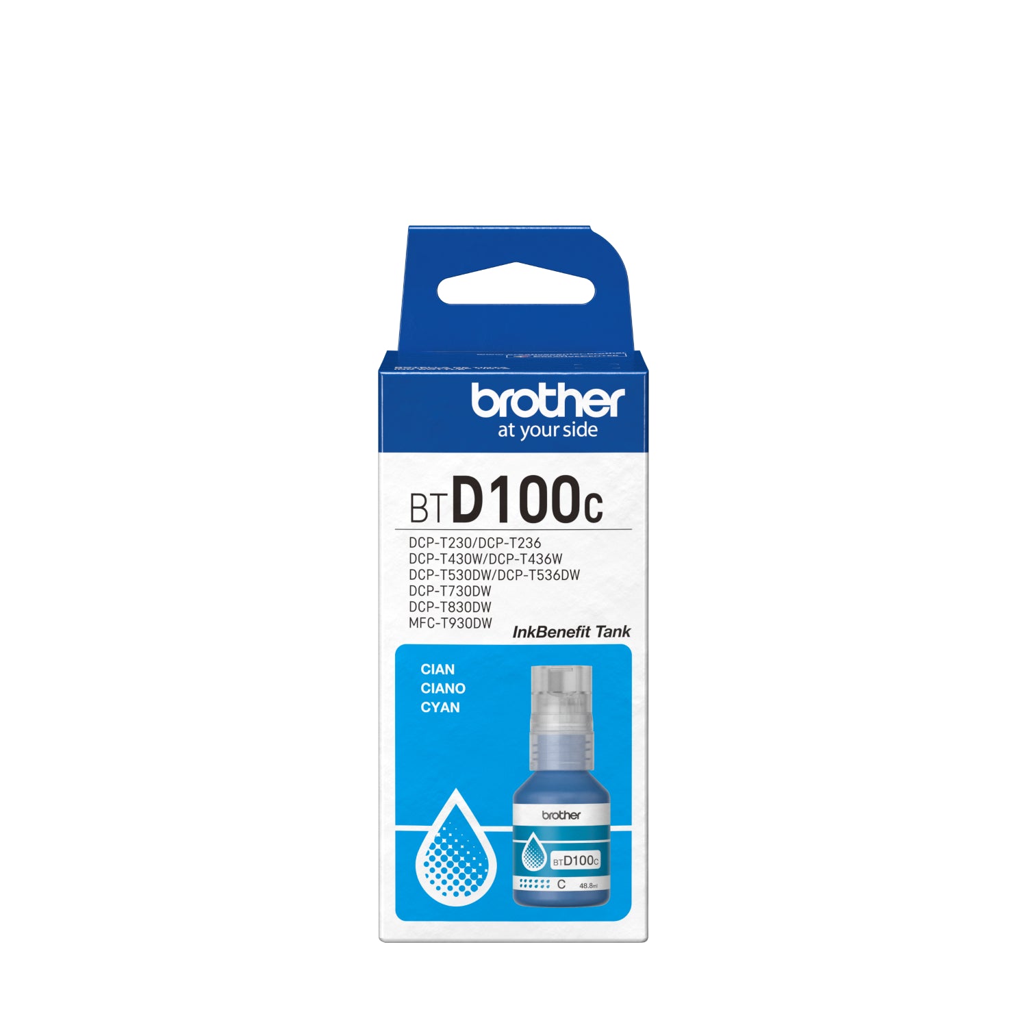 Refil de Tinta Brother Ciano 5K BTD100C