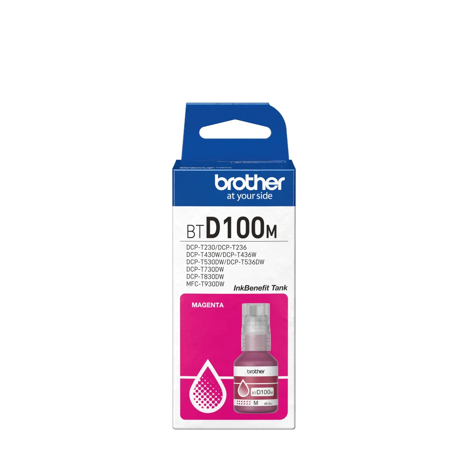 Refil de Tinta Brother Magenta 5K BTD100M