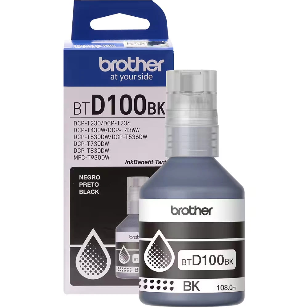 Refil de Tinta Brother Preto 5K BTD100BK