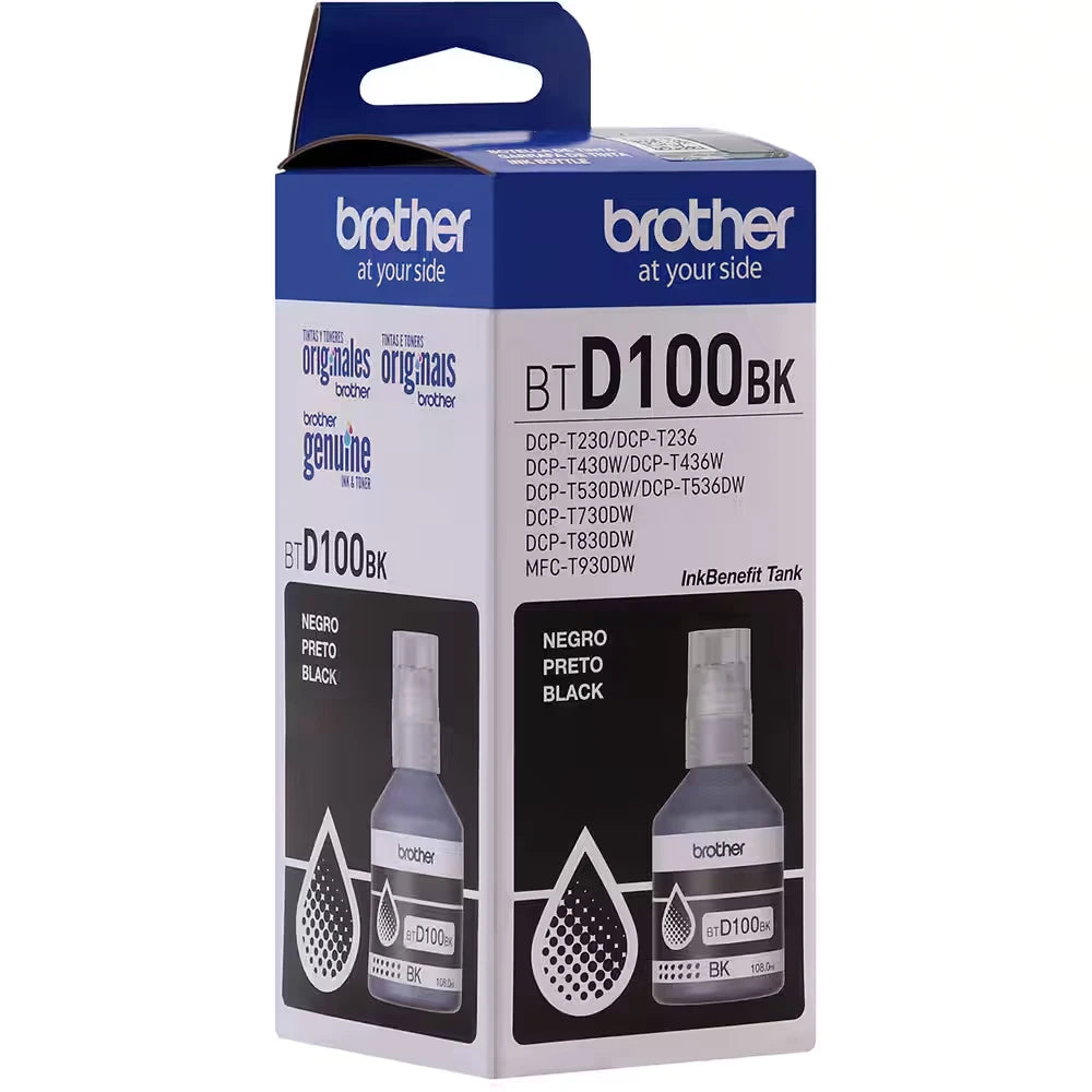 Refil de Tinta Brother Preto 5K BTD100BK