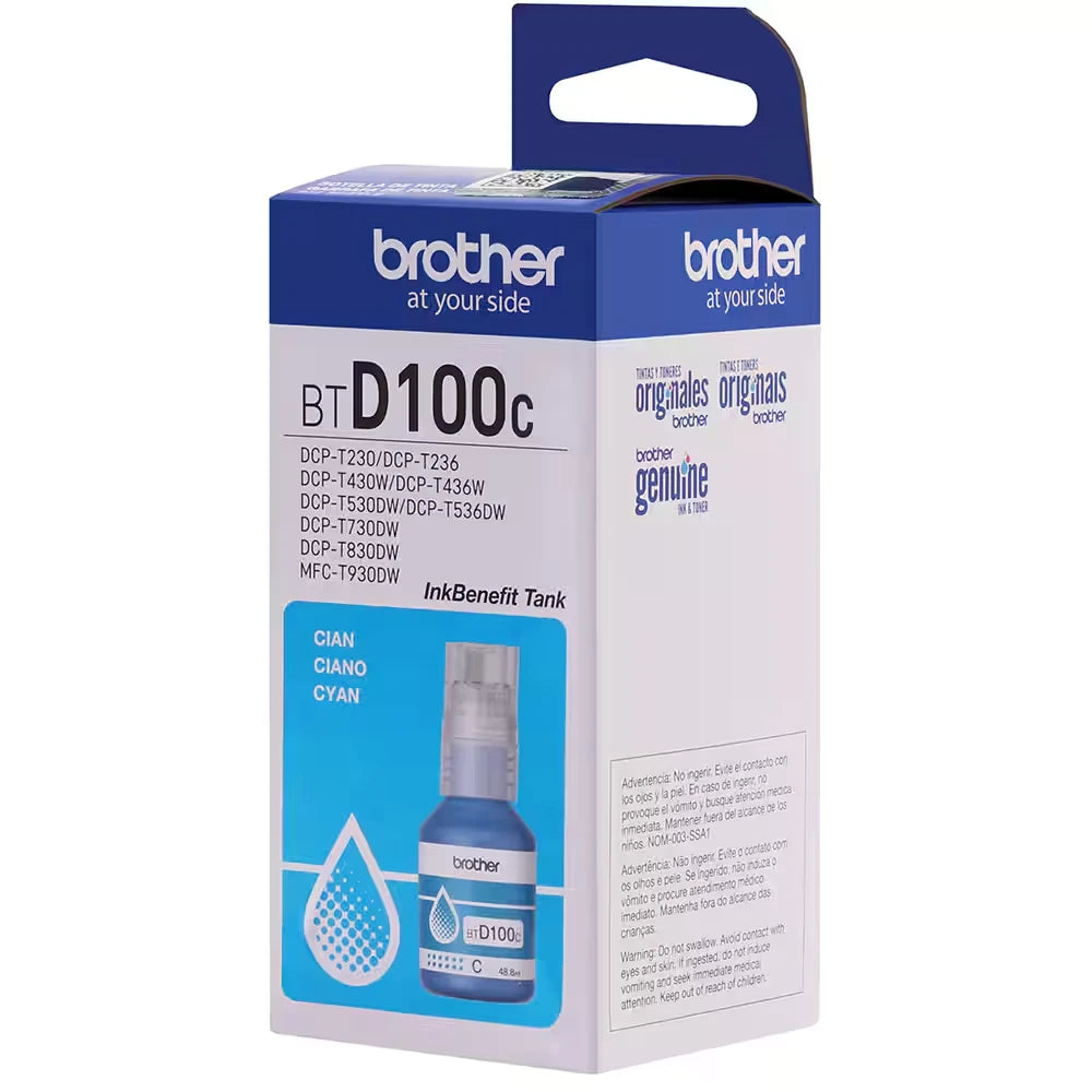 Refil de Tinta Brother Ciano 5K BTD100C