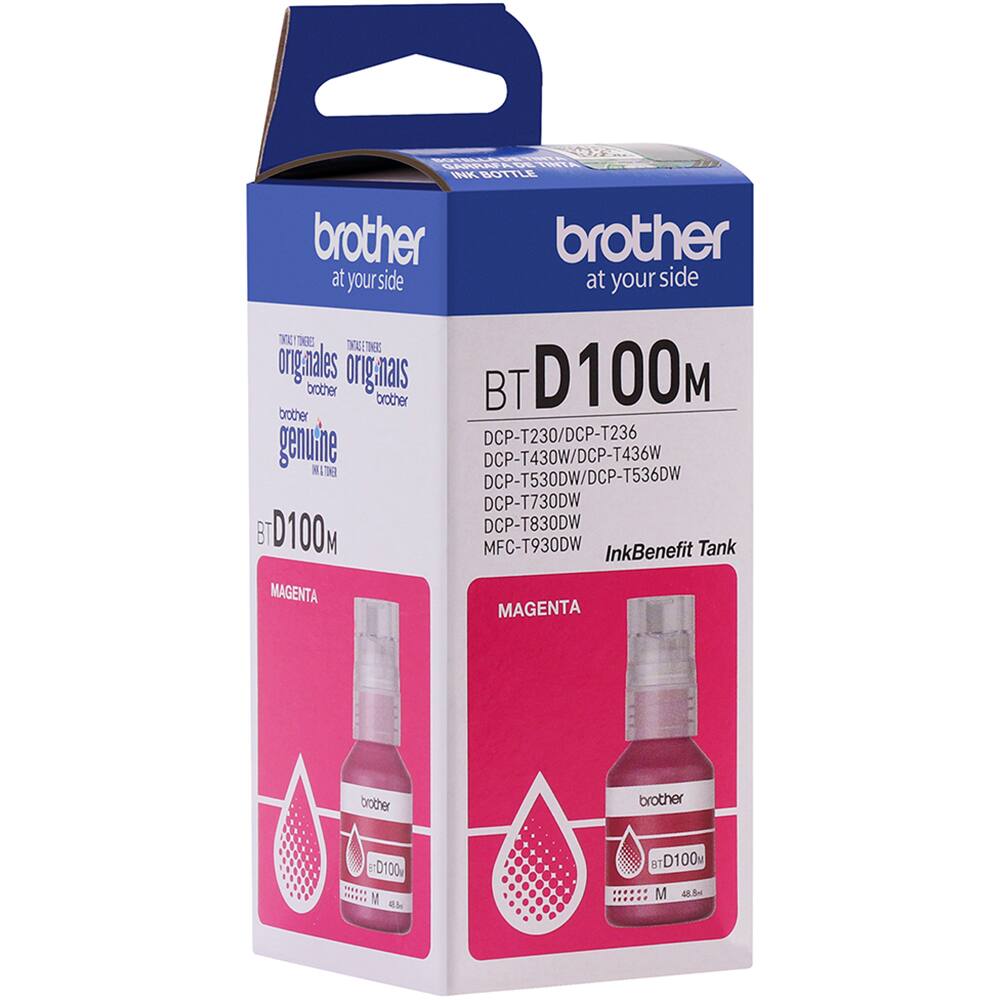 Refil de Tinta Brother Magenta 5K BTD100M