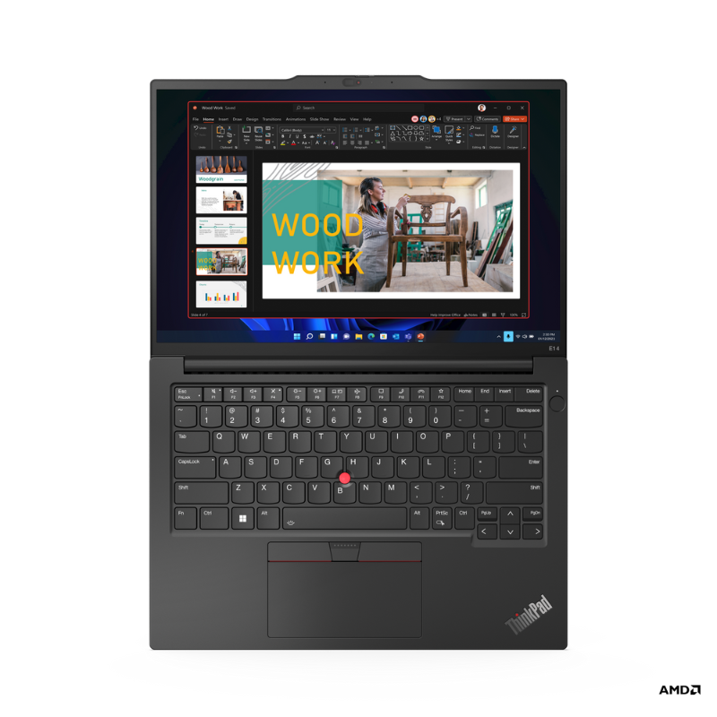 Notebook Lenovo ThinkPad E14 Intel Core Ultra 5 125U 16GB 512GB SSD Windows 11 Pro - 21M8000XBO