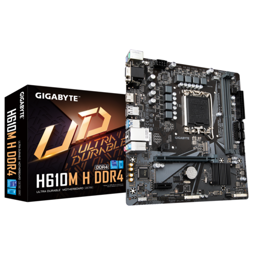 Placa Mãe Gigabyte H610m H DDR4 Geração 12 H610M H DDR4