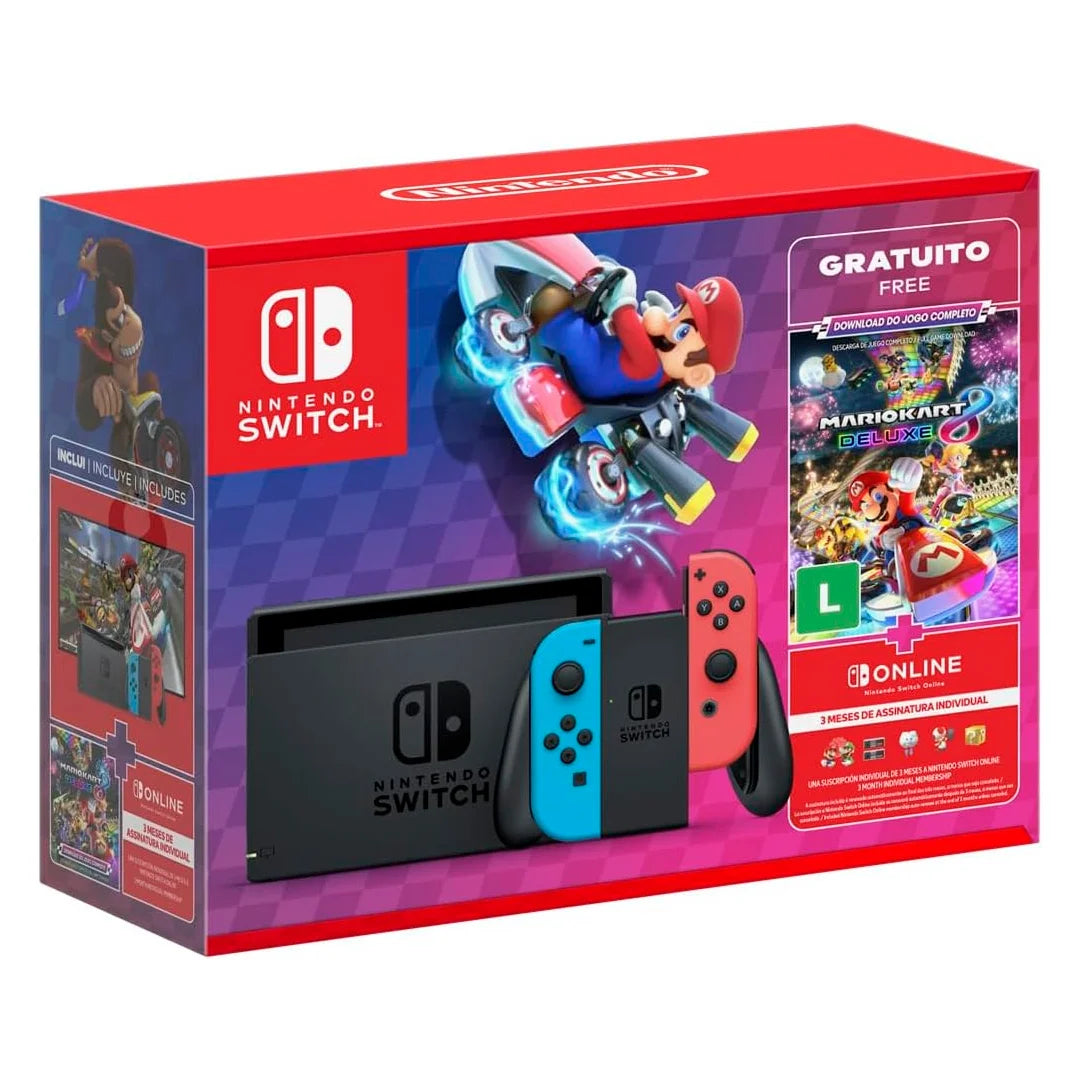 Console Nintendo Switch V2 32GB M/Kart 8 NT000005NSW