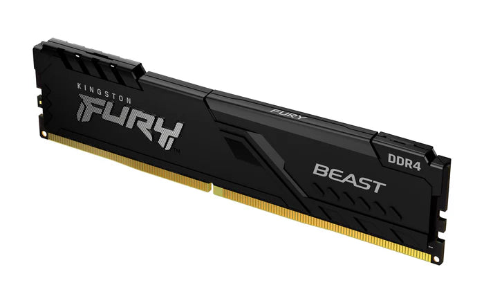 Memória Kingston Fury Beast 8GB 3200MHz DDR4 CL16 DIMM Preto - KF432C16BB/8