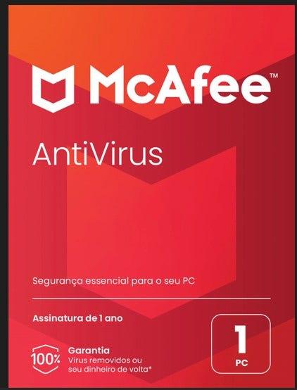 Antivírus McAfee 1 PC 1 Ano Windows ESD - MAB11BNR1 - Mega Market