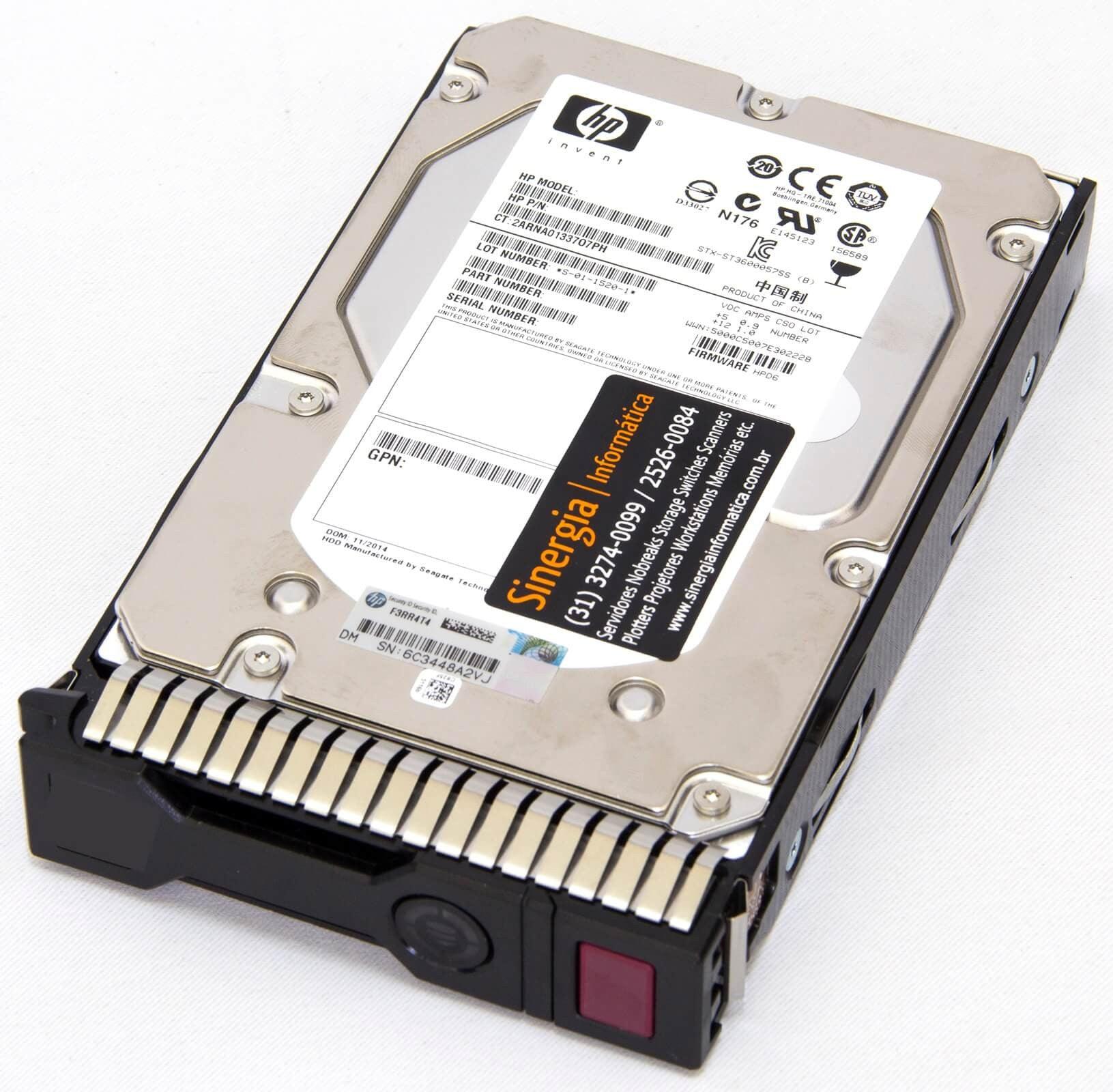 Disco Rígido HPE SATA 8TB 7.2K LFF LP 512e DS HDD 834028-B21 - Mega Market