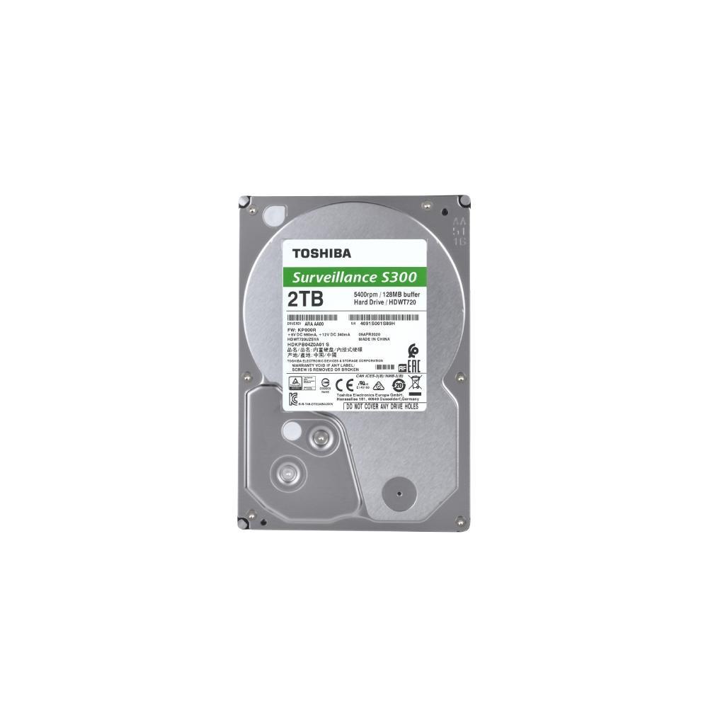 HD Toshiba Surveillance S300 2TB 3.5 SATA 5400 HDWT720UZSVAi - Mega Market