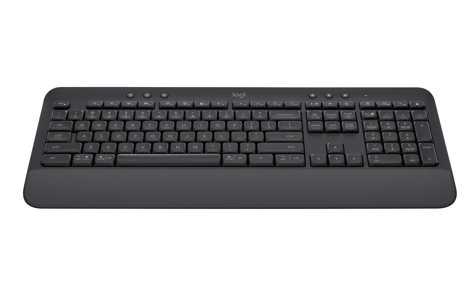 Teclado Logitech K650 Signature Grafite Padrão US - 920-010911