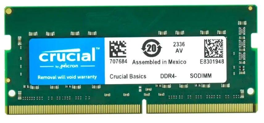 Memória Micron 8GB 3200MT DDR4 CL22 SODIMM - CB8GS3200 - Mega Market