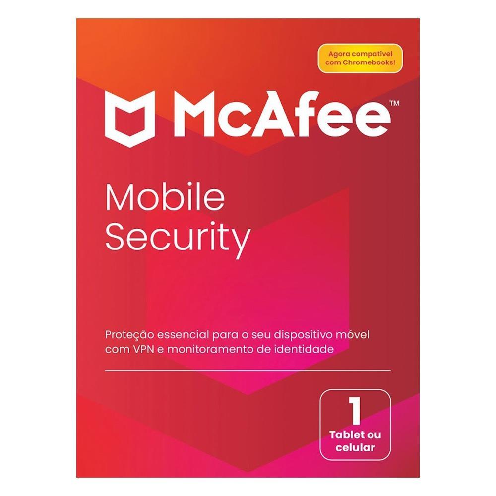 Mobile Security McAfee 1 dispositivo 1 ano Android e iOS ESD - MMB31BNR1 - Mega Market