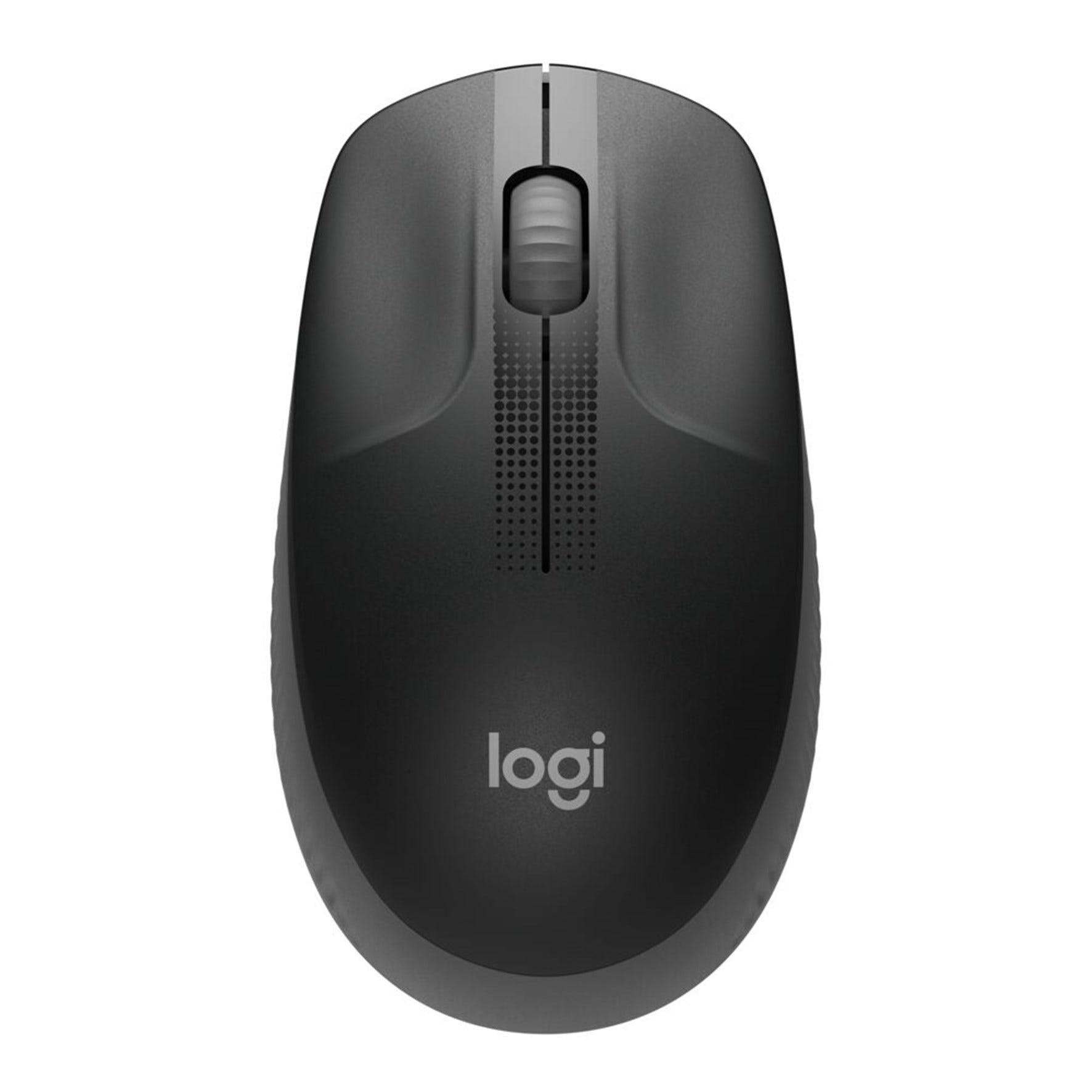 Mouse Logitech M190 Cinza sem fio 910-005902-V - Mega Market