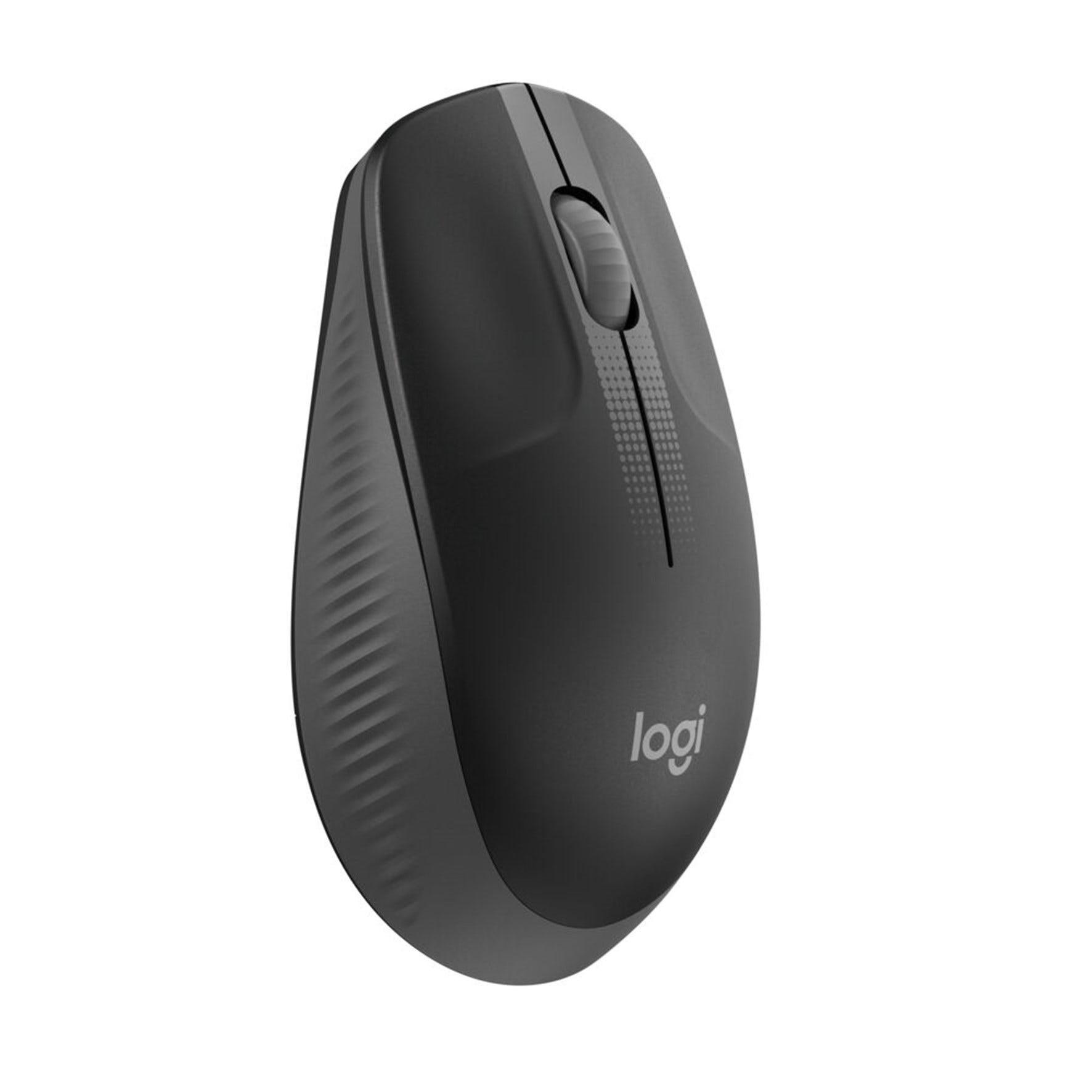 Mouse Logitech M190 Cinza sem fio 910-005902-V - Mega Market