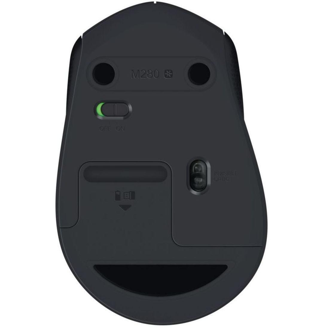 Mouse Logitech M280 Preto sem fio 910-004284 - Mega Market