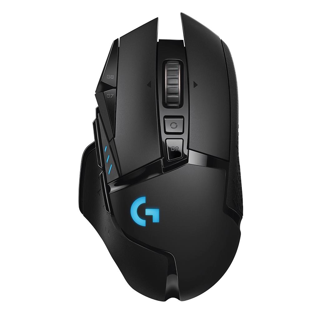 Mouse Gamer Logitech G502 Pt Lightspeed sem Fio 910-005566-V