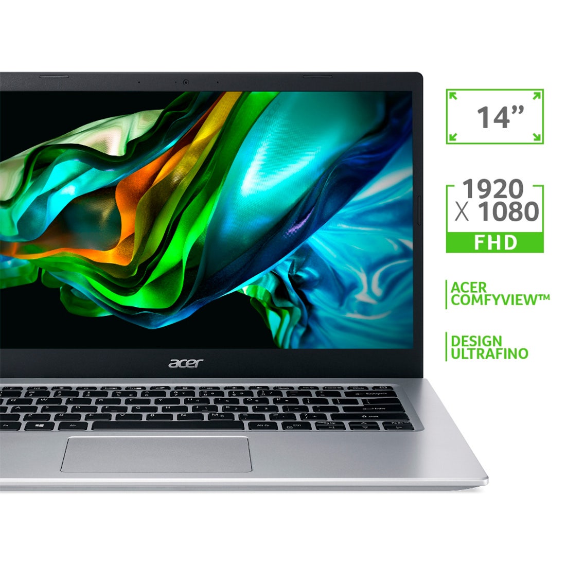 Notebook Acer A514-54-57HC Intel i5 8GB 512GB SSD Windows 11 Pro - NX.AUKAL.00K