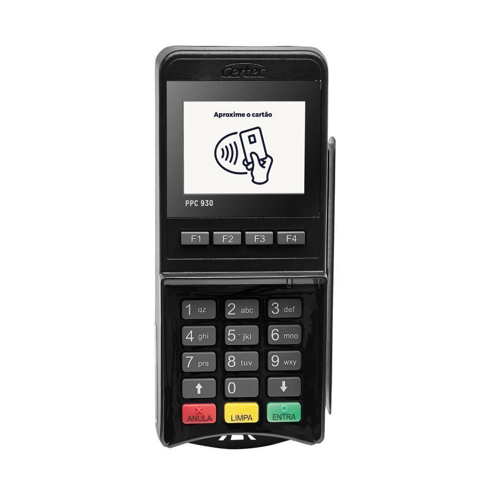 Pin Pad Gertec PPC930 Preto USB - 70500035 - Mega Market