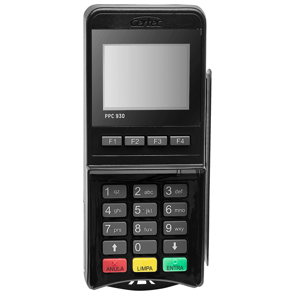 Pin Pad Gertec PPC930 Preto USB - 70500035 - Mega Market