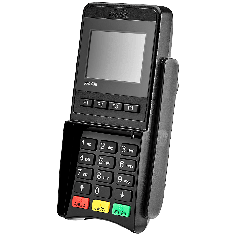 Pin Pad Gertec PPC930 Preto USB - 70500035 - Mega Market