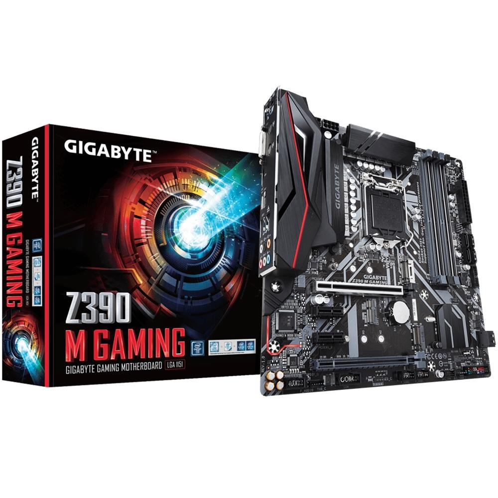 Placa Mãe Gigabyte Z390 M Gaming Intel 1151 8/9Ger DDR4 mATX - Z390 M GAMING - Mega Market