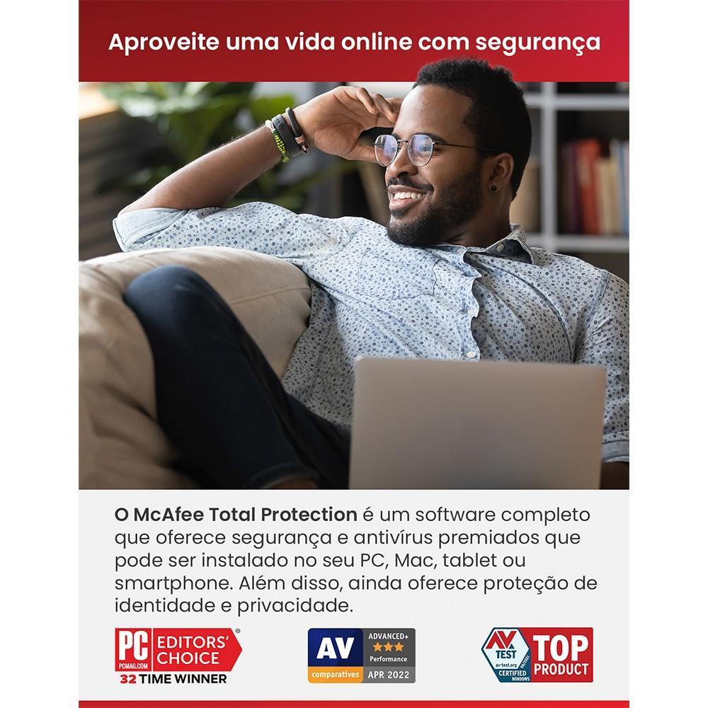 Plus Individual McAfee + Dispositivos ilimitados 1 ano ESD - MPP31BNRURPID - Mega Market