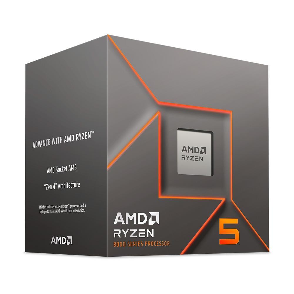 Processador AMD Ryzen 5 8400F 4.2Ghz AM5 - 100100001591BOXi - Mega Market