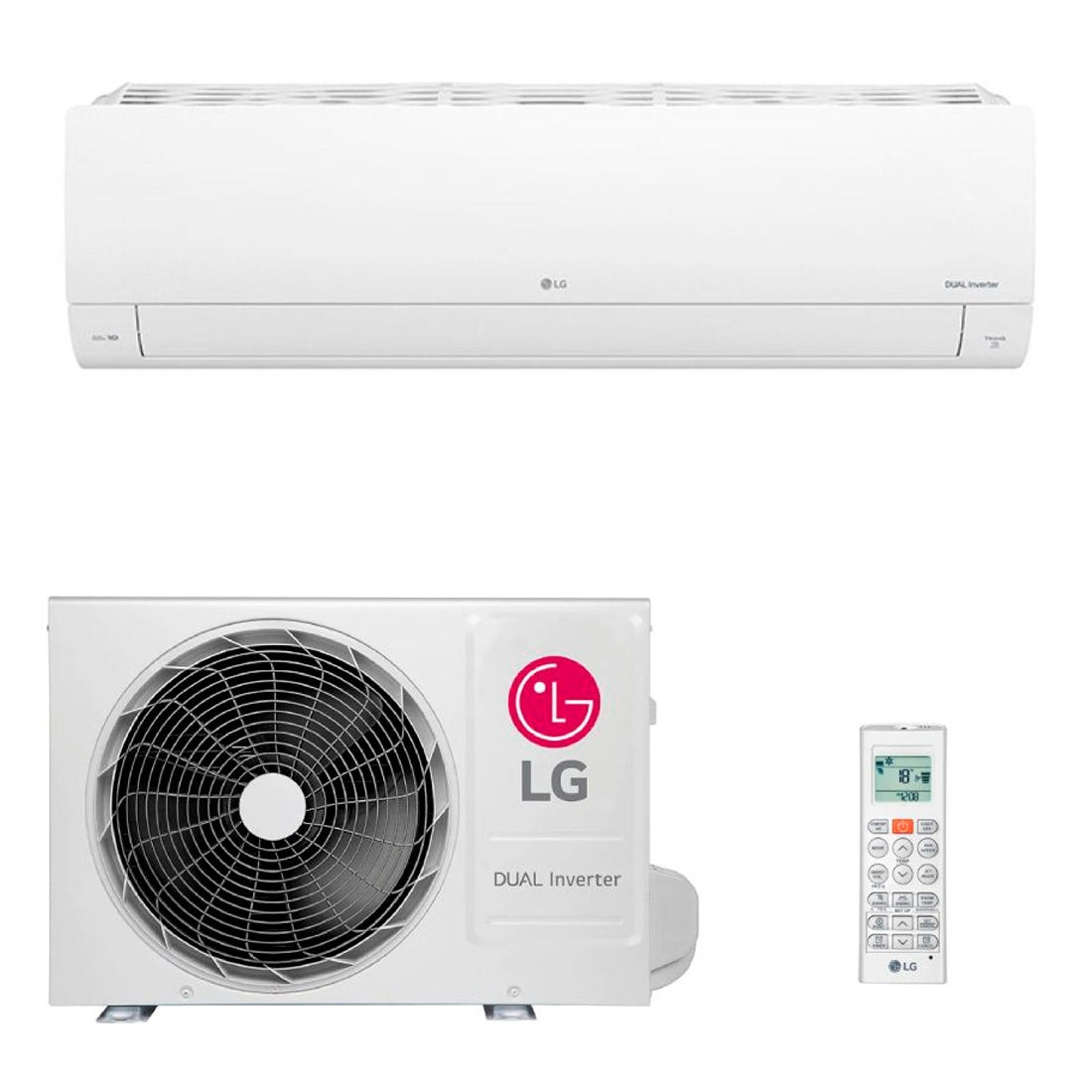 Ar Condicionado Split Inverter LG Hi Wall Dual Compact 12000 BTUs Frio 220V - S3NQ12JAQAL