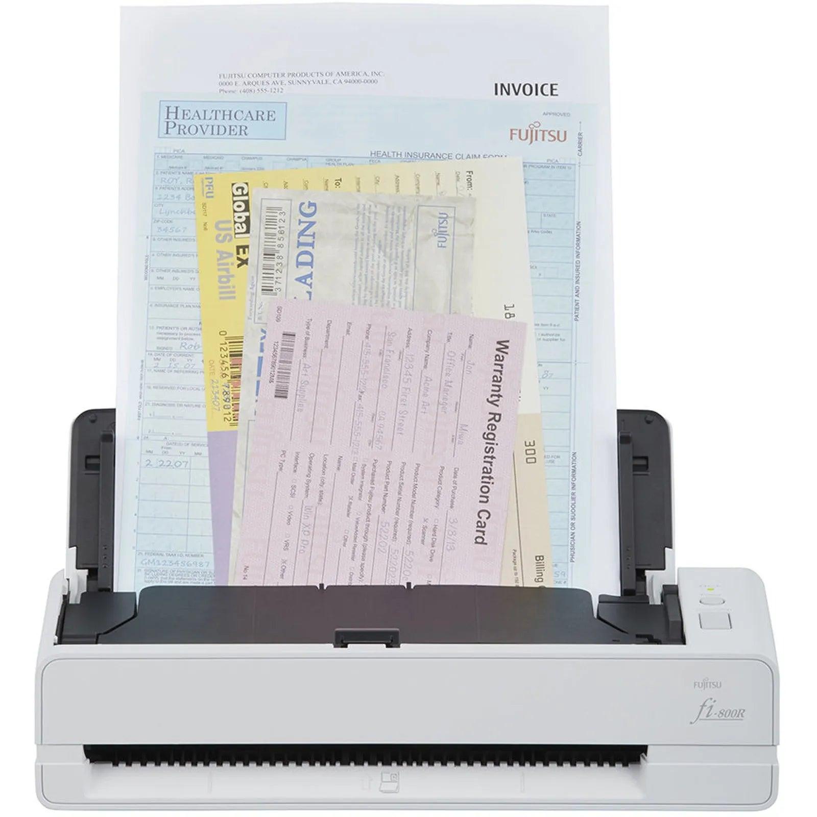 Scanner Ricoh Fi-800R A4 Duplex 40ppm Color CG01000-297501i - Mega Market