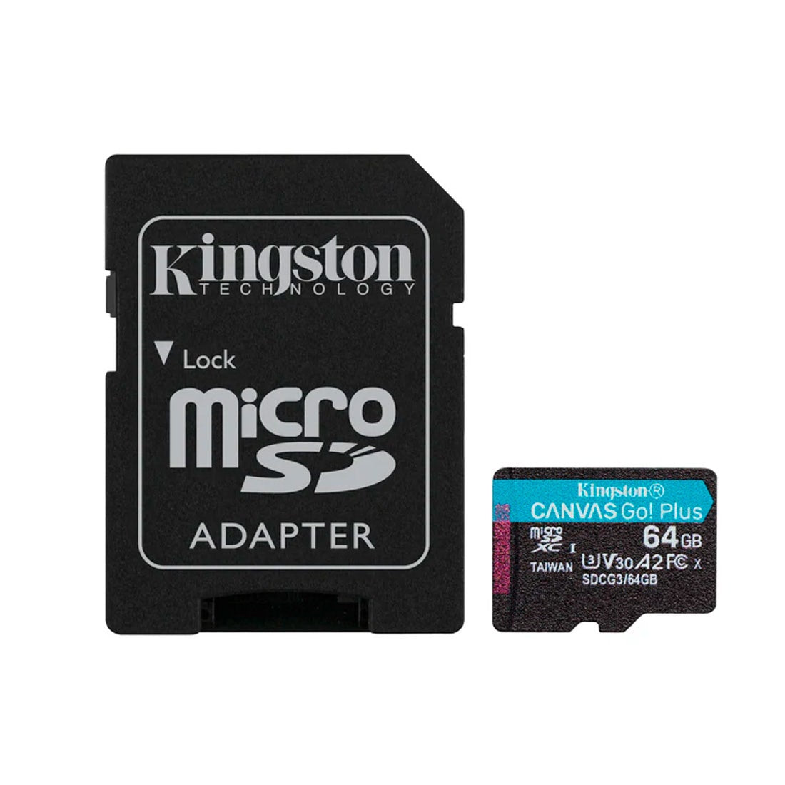 Cartão de Memória Kingston 64GB Canvas Go Plus SDCG3/64GBi