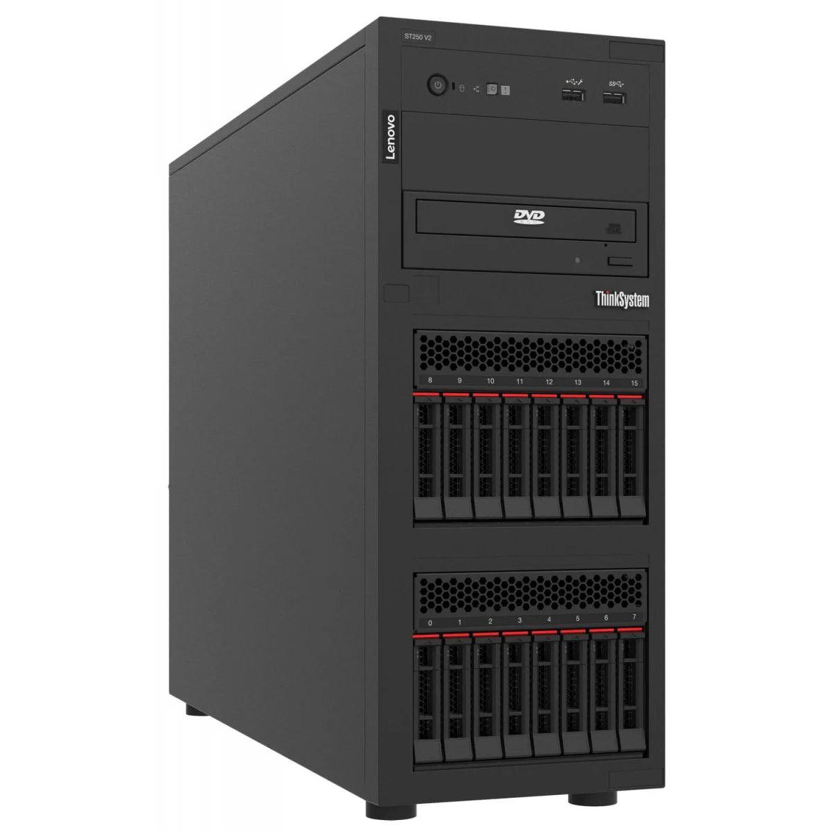 Servidor Lenovo ISG ST250v2 E-2336 6C 16GB 4TB 7D8FA02RBR - Mega Market