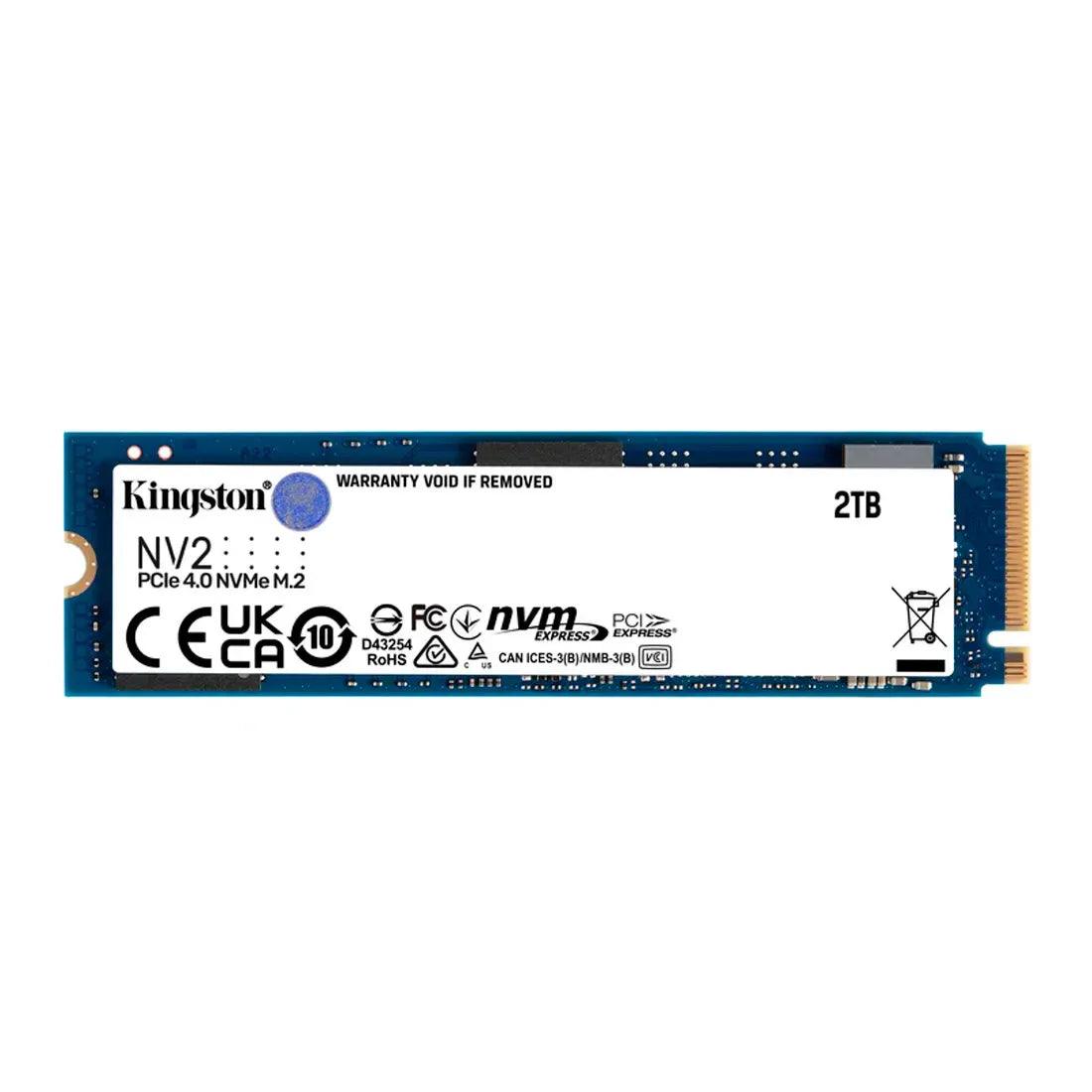 SSD Kingston 2TB NV2 M.2 2280 NVMe 4.0 - SNV2S2000G - Mega Market