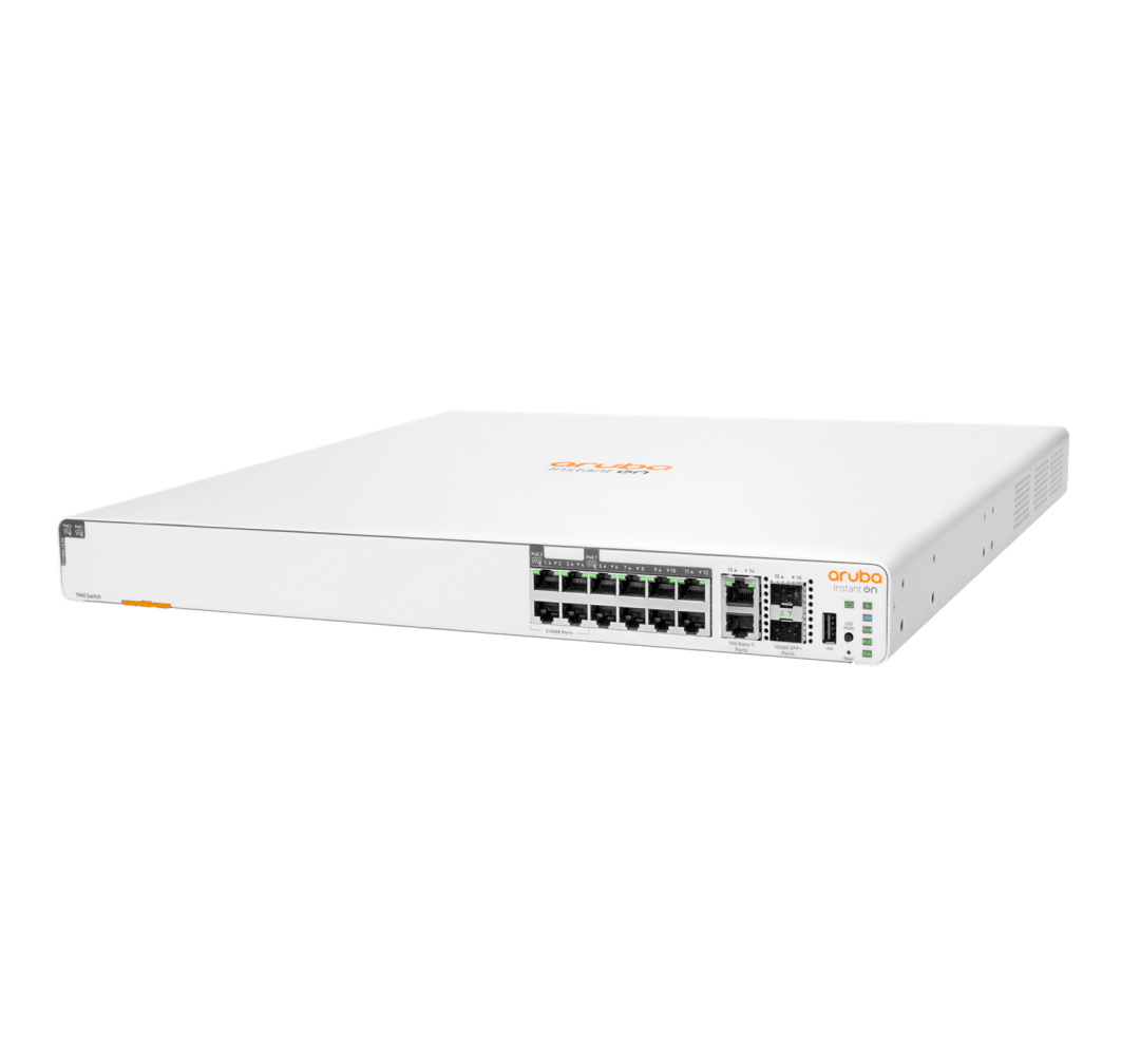 Switch HPE Aruba IOn 1960 8G 4P2.5 2XT - S0F35A - Mega Market