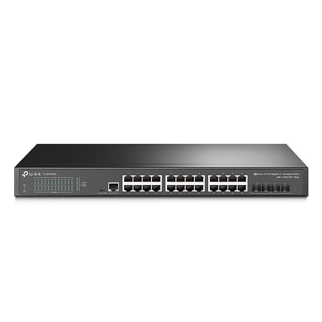 Switch TP-LINK Gigabit 24 Portas e 4 SFP 10GE TL-SG3428X - T - Mega Market