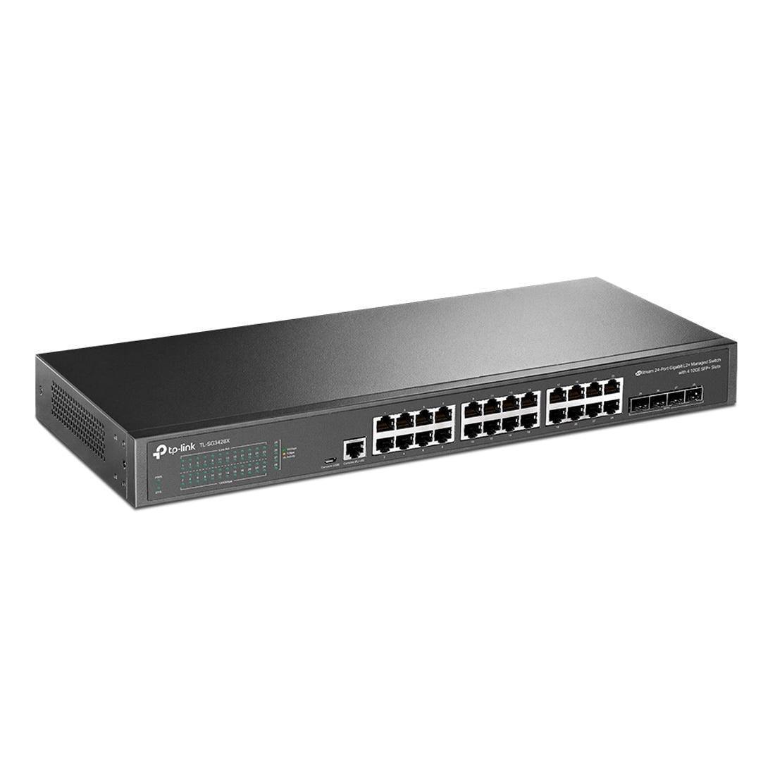 Switch TP-LINK Gigabit 24 Portas e 4 SFP 10GE TL-SG3428X - T - Mega Market