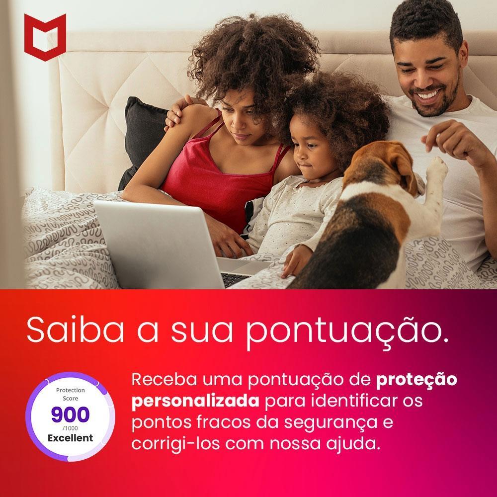 Total Protection McAfee 1 Dispositivo 1 ano ESD - MTP0ALNR1 - Mega Market