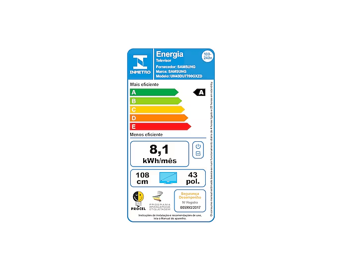 TV Samsung Smart LED 4K 55" - UN55DU7700GXZD - Mega Market