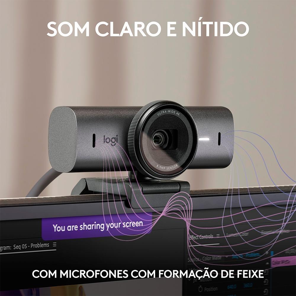 Webcam Logitech MX Brio 705 - 960-001529 - Mega Market