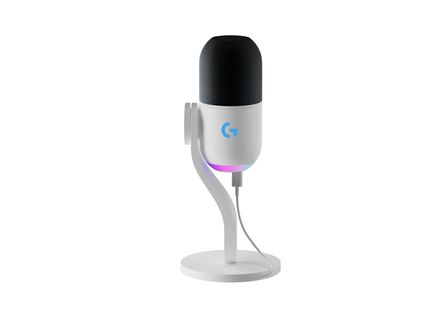 Microfone Logitech G Yeti GX Branco USB - 988-000575